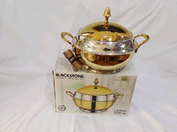 Bol doré argenté 5 000 ml