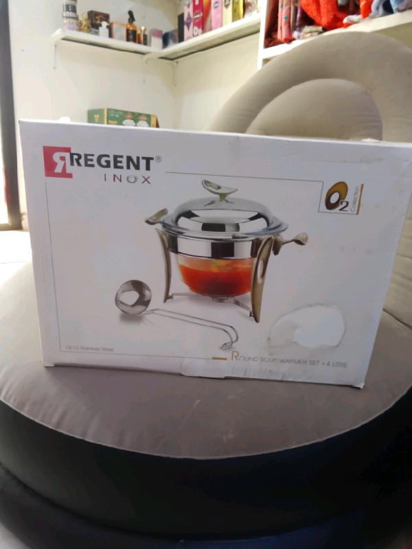 Chauffing Round Soupe Warmer Set