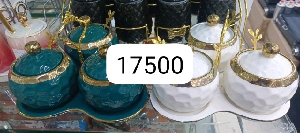 Sucrier verre 3 pieces