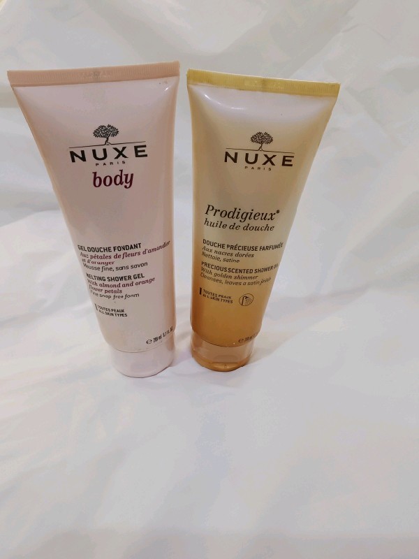 Gel de douche et lait de corps NUXE