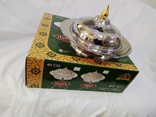 [163] Bol argenté hanya 40 cm